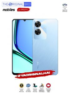 Realme Note 60 - 4GB RAM - 64GB Storage - PTA Approved - 12 Months Warranty - Blue - The Original Bro Mobiles - TOB37